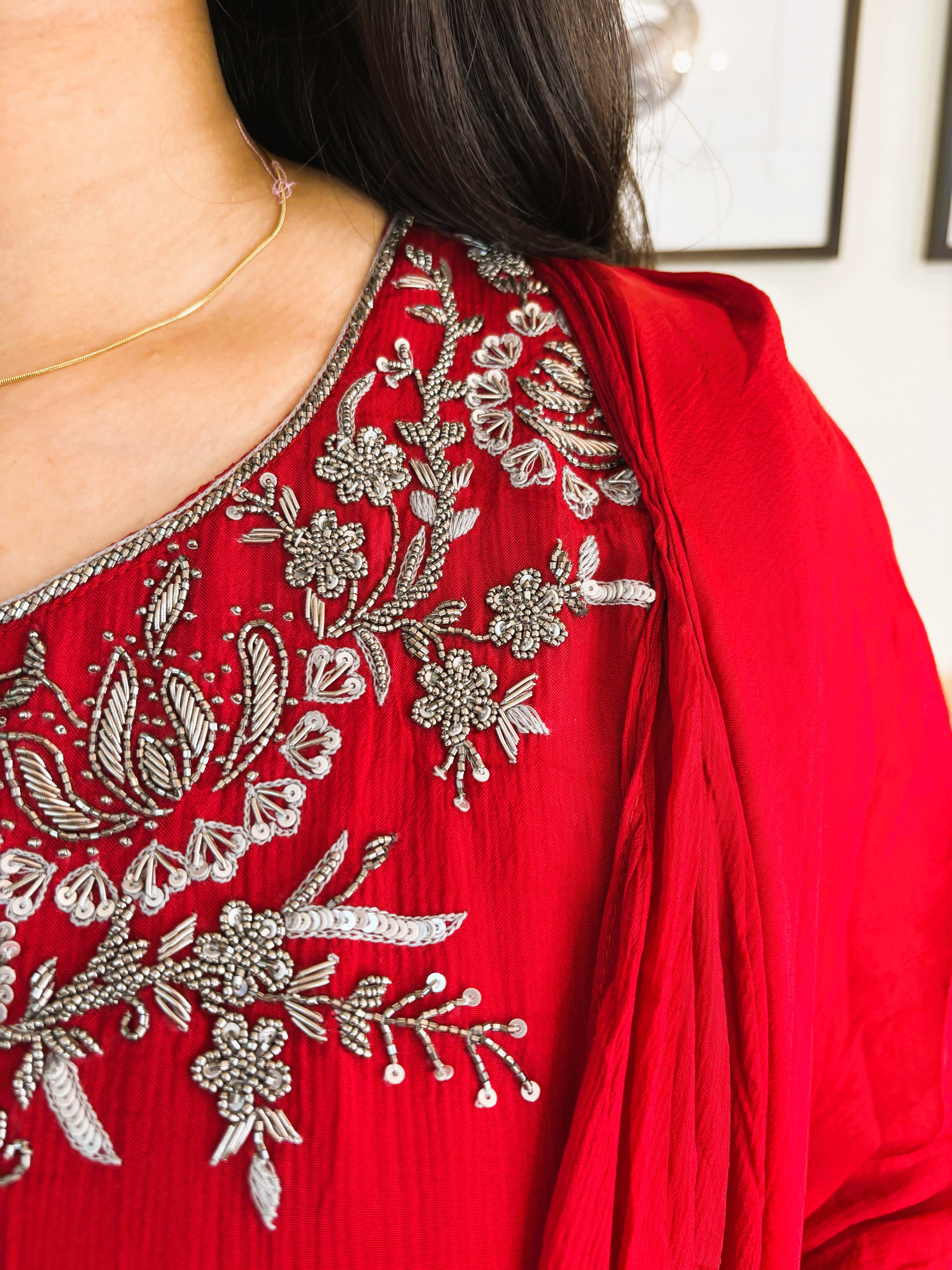 Draped Saree Look without the Fuss