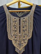 Elegant Zardozi Kaftan with Pants