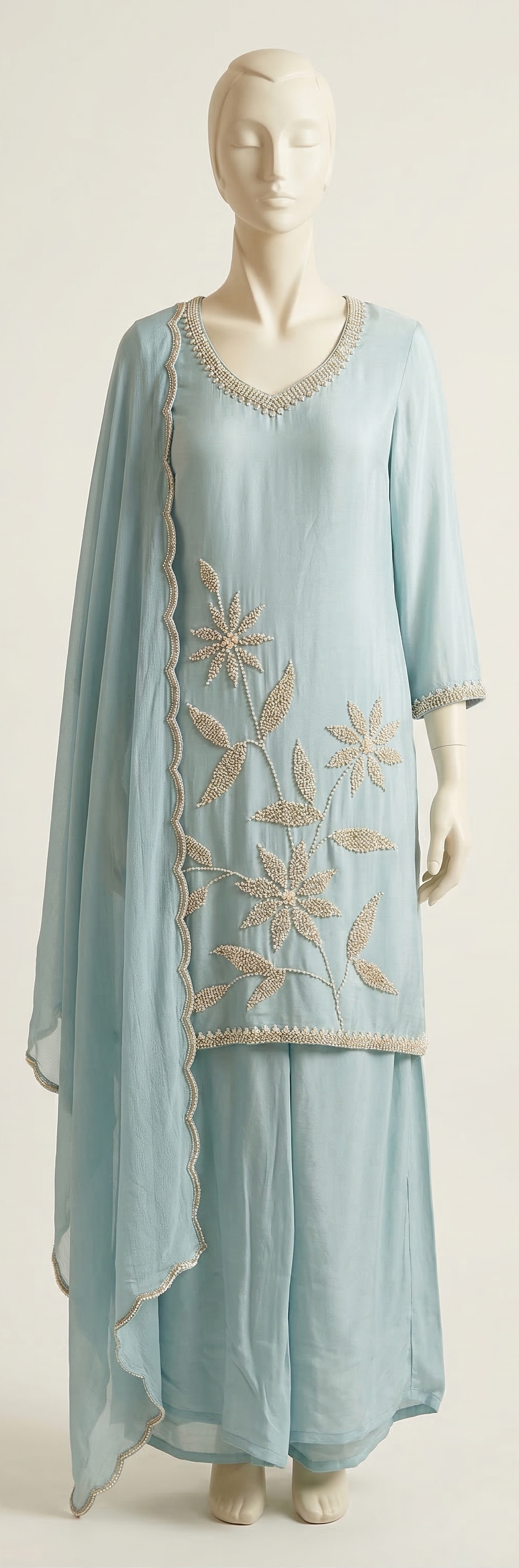 Elegant Embroidered Kurta Set