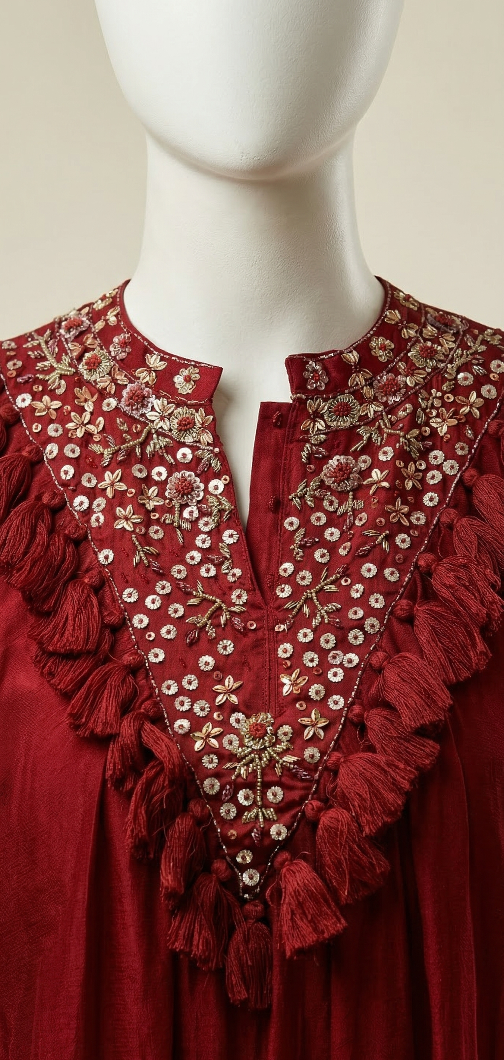 Boho-Chic Embroidered Coord Set