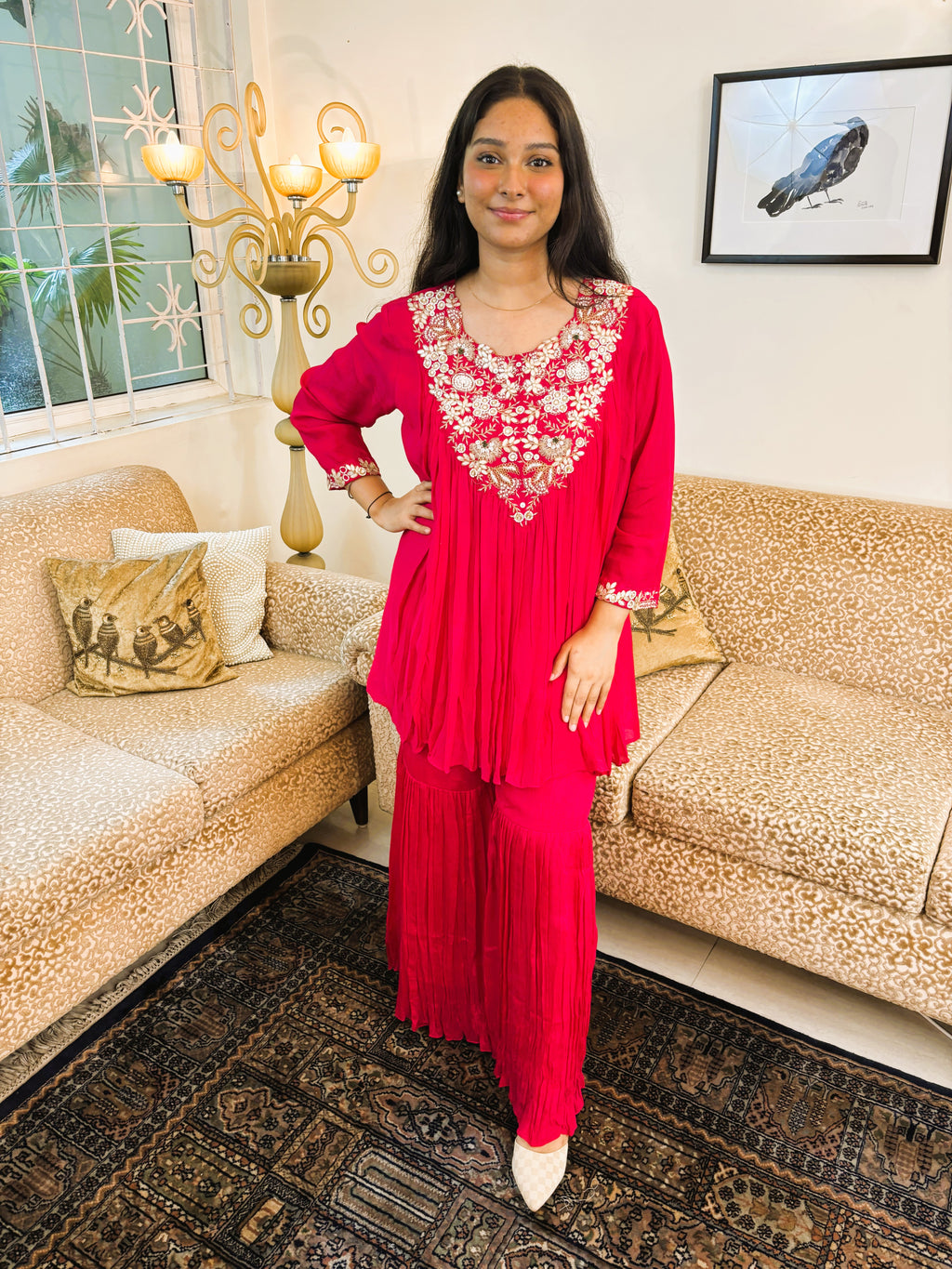 Trendy Beauty in Rich Rani Pink