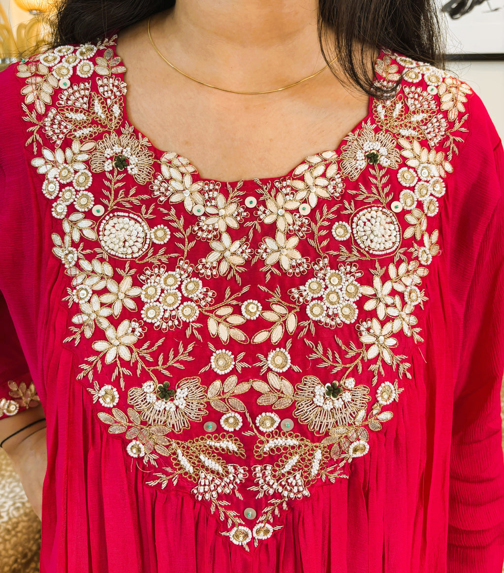 Trendy Beauty in Rich Rani Pink