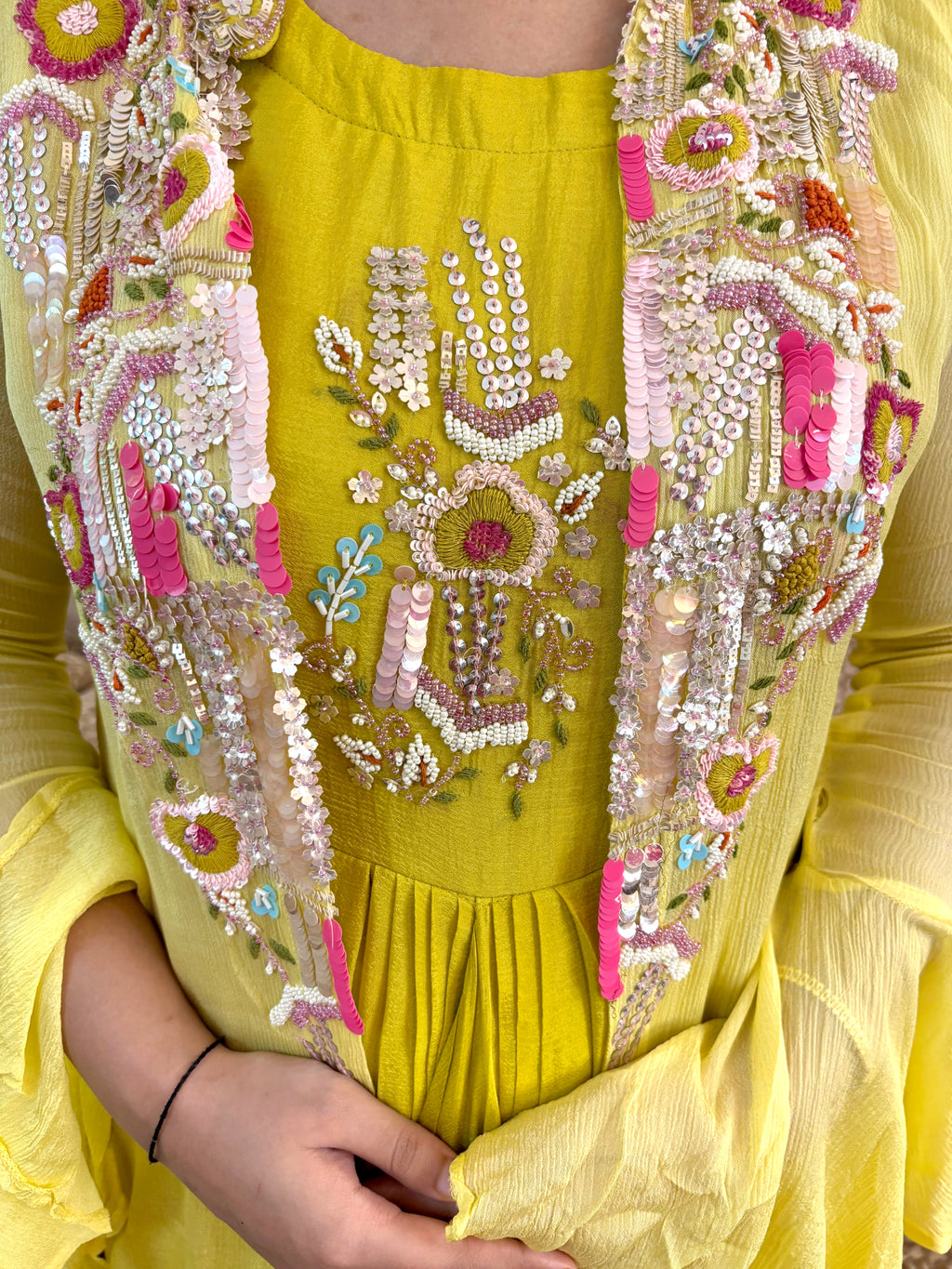 Stitched Saree Dress with Jacket