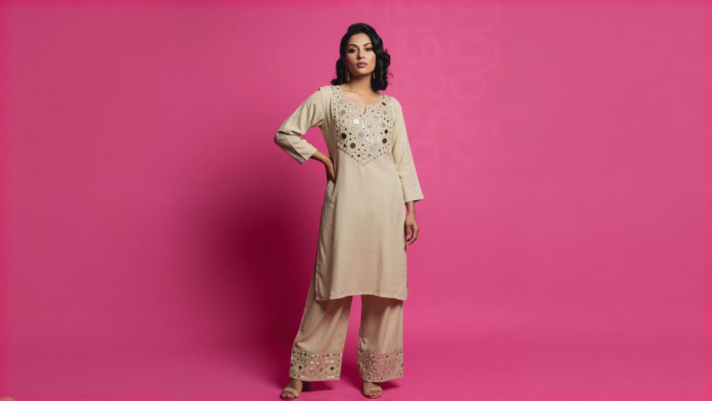 Angelic Mirror Work Coord Set